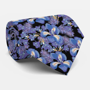 Cravate moody iris