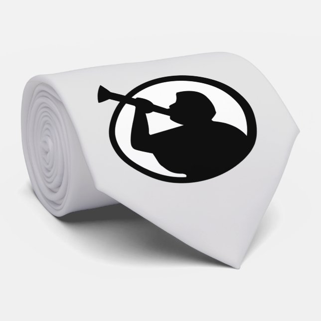 Cravate Mormon Angel Mormoni (Symbole du mormonisme) (Roulé)