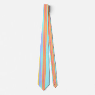 Cravate Motif à rayures pastel