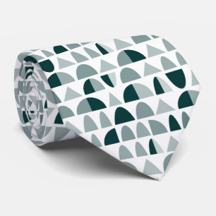 Cravate Motif Abstrait 290721 - Vert monochromatique