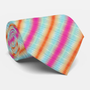 Cravate Motif Abstrait multicolore