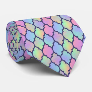 Cravate Motif arc-en-ciel Quartrefoil