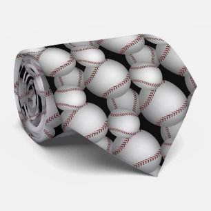 Cravate Motif Baseballs