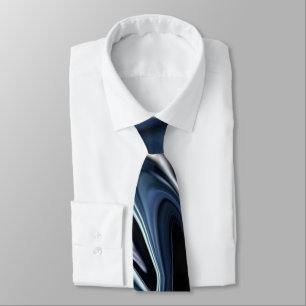 Cravate Motif bleu flou