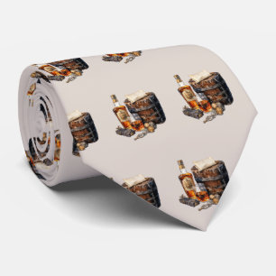 Cravate motif bourbon cool carrelé