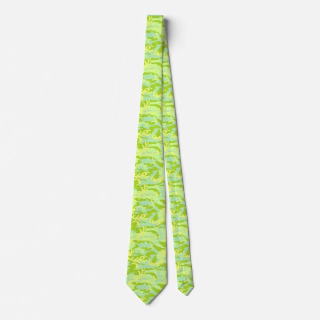 Cravate Motif Camo SpringTime (Devant)