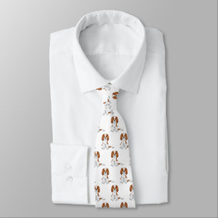 Cravate Motif Cavalier King Charles Spaniel Blenheim