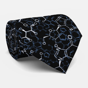 Cravate Motif chimique de symboles de chimie