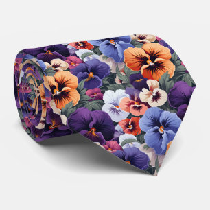 Cravate motif cool carrelé