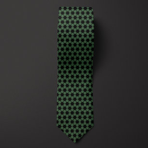Cravate Motif de balle de football Football Moss Green