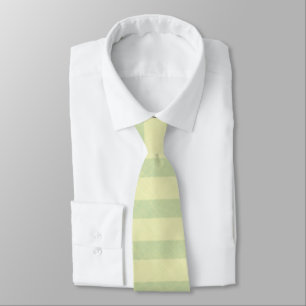 Cravate Motif de bande verte de la menthe