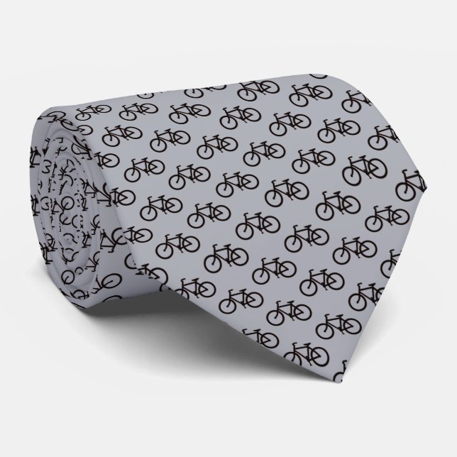 Cravate Motif de bicyclette (Roulé)