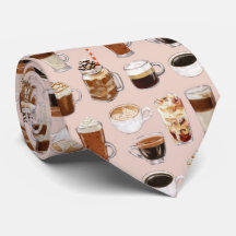 Motif de boissons et de desserts de café