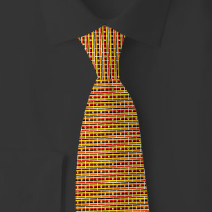 Cravate Motif de brique du drapeau de l'Ouganda