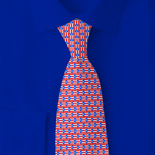 Cravate Motif de brique du drapeau de Porto Rico