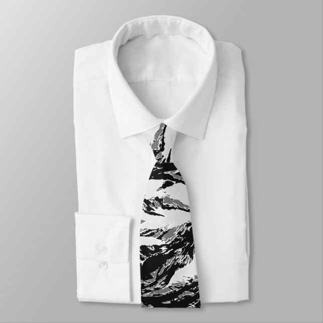 Cravate Motif de Camouflage urbain Tigerstripe (Attaché)