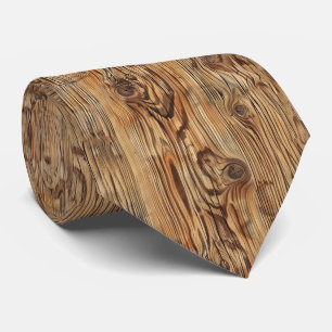 Cravate Motif de carreaux en bois occidental cool