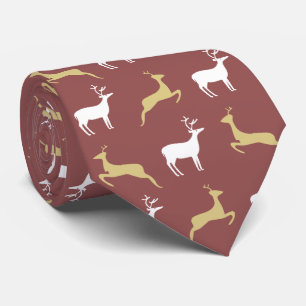 Cravate Motif de cerfs communs