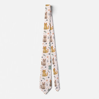 Cravate Motif de chats mignons