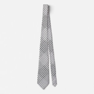 Cravate Motif de contrôle Diagonal 2tn.w blanc BG