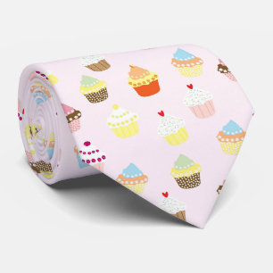 Cravate Motif de Cupcakes Colorés