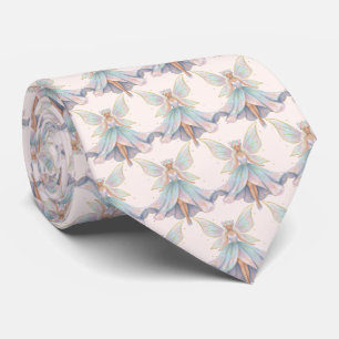 Cravate Motif de fée ange magique Couleurs pastel 