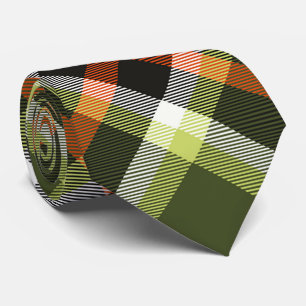 Cravate Motif de feuillage d'automne