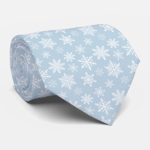 Cravate Motif de flocons de neige
