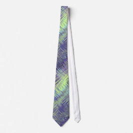 Cravate Motif de fluides bleu tanzanite