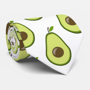 Cravate Motif de fruits Avocado