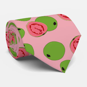 Cravate Motif de fruits de goyave
