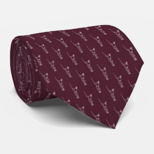 Cravate Motif de golfeurs