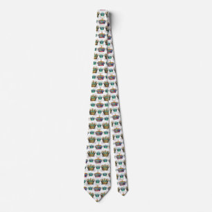 Cravate Motif de la Couronne royale décorative