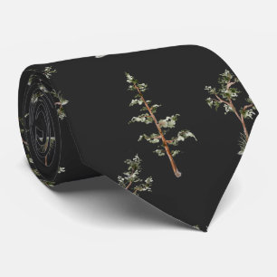 Cravate Motif de la forêt d'arbres verts
