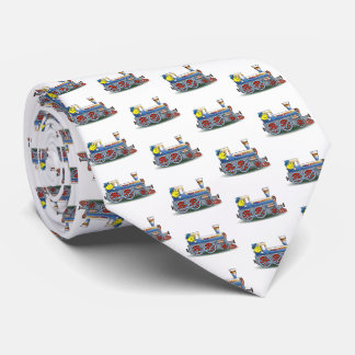 Cravate motif de locomotives génial