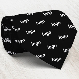 Cravate Motif de logo simple pour les entreprises
