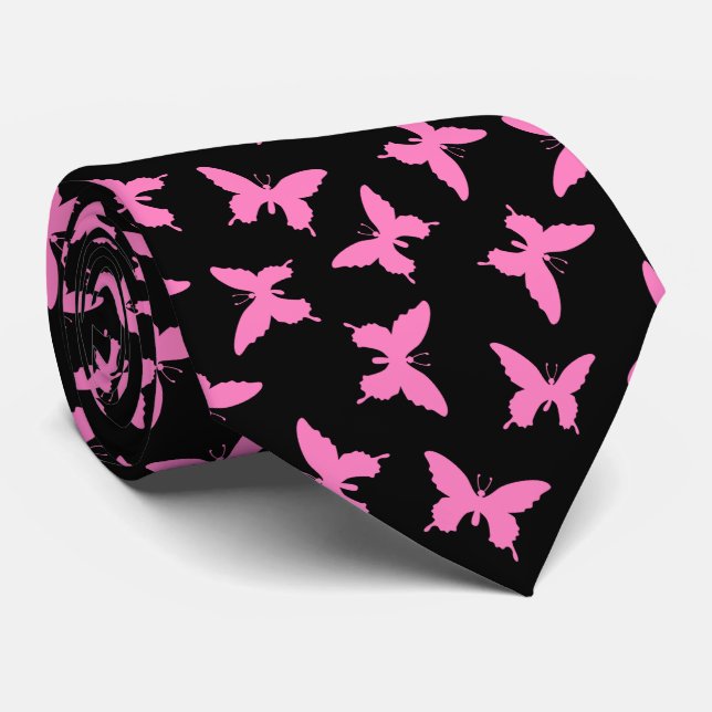 Cravate Motif de papillon Ulysses (Roulé)