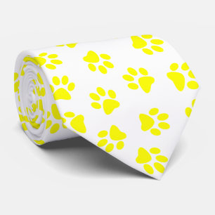 Cravate Motif De Pâtes, Patrouilles De Chien, Paws Jaunes