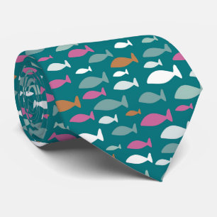 Cravate Motif de poisson mignon