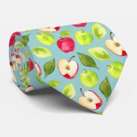 Motif de pommes d'aquarelle