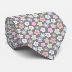 Cravate Motif de prairie florale mignonne