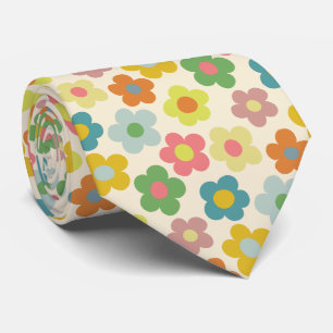 Cravate Motif de prairie florale mignonne