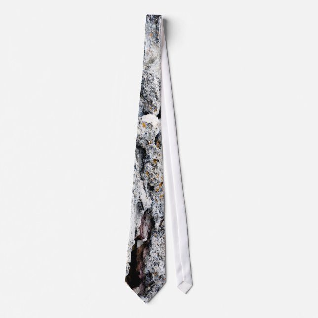 Cravate Motif de roches de mer (Devant)