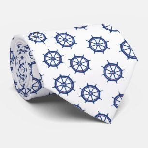 Cravate Motif de roues nautiques