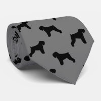 Motif de silhouettes de chien de Terrier russe noi