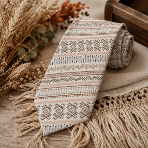 Cravate Motif de style bohème