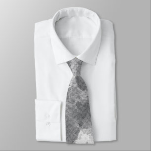 Cravate Motif de texture de marbre gris foncé