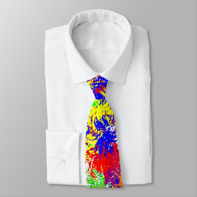 Cravate Motif de Trippy Jiggle (Attaché)