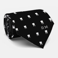 Motif dentaire orthodontiste monogramme