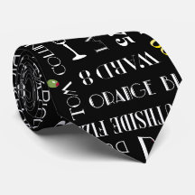 Motif des noms de cocktails Retro